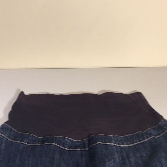 Thyme Maternity Casual Blue Denim Jean Skirt Size XL - Picture 6 of 12